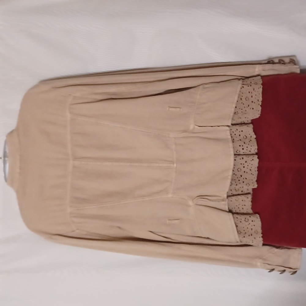 FREE PEOPLE Emilia Jacket Khaki Mimosa Color. Size SP - Picture 10 of 16
